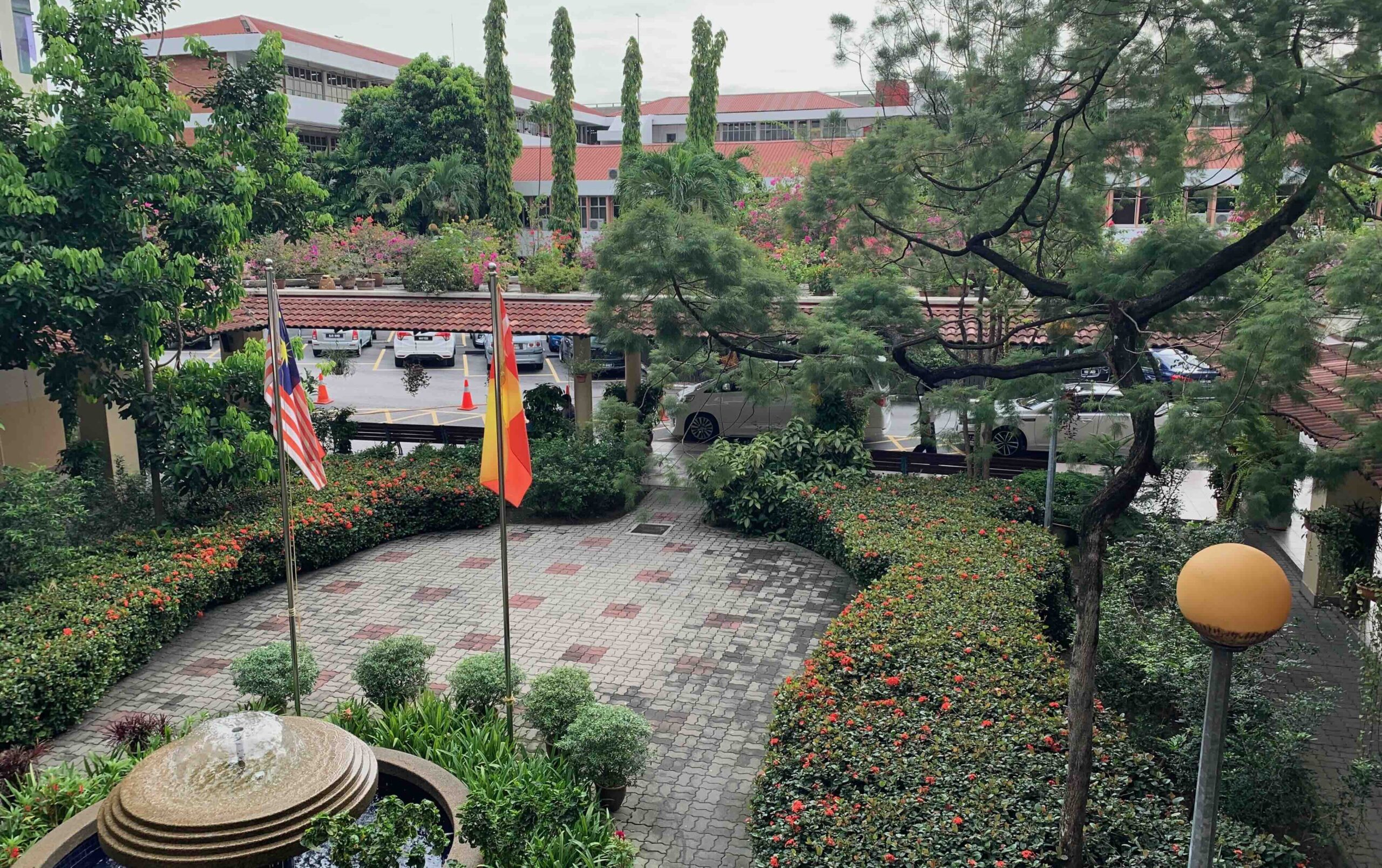 交流の相手校となったマレーシアの小学校